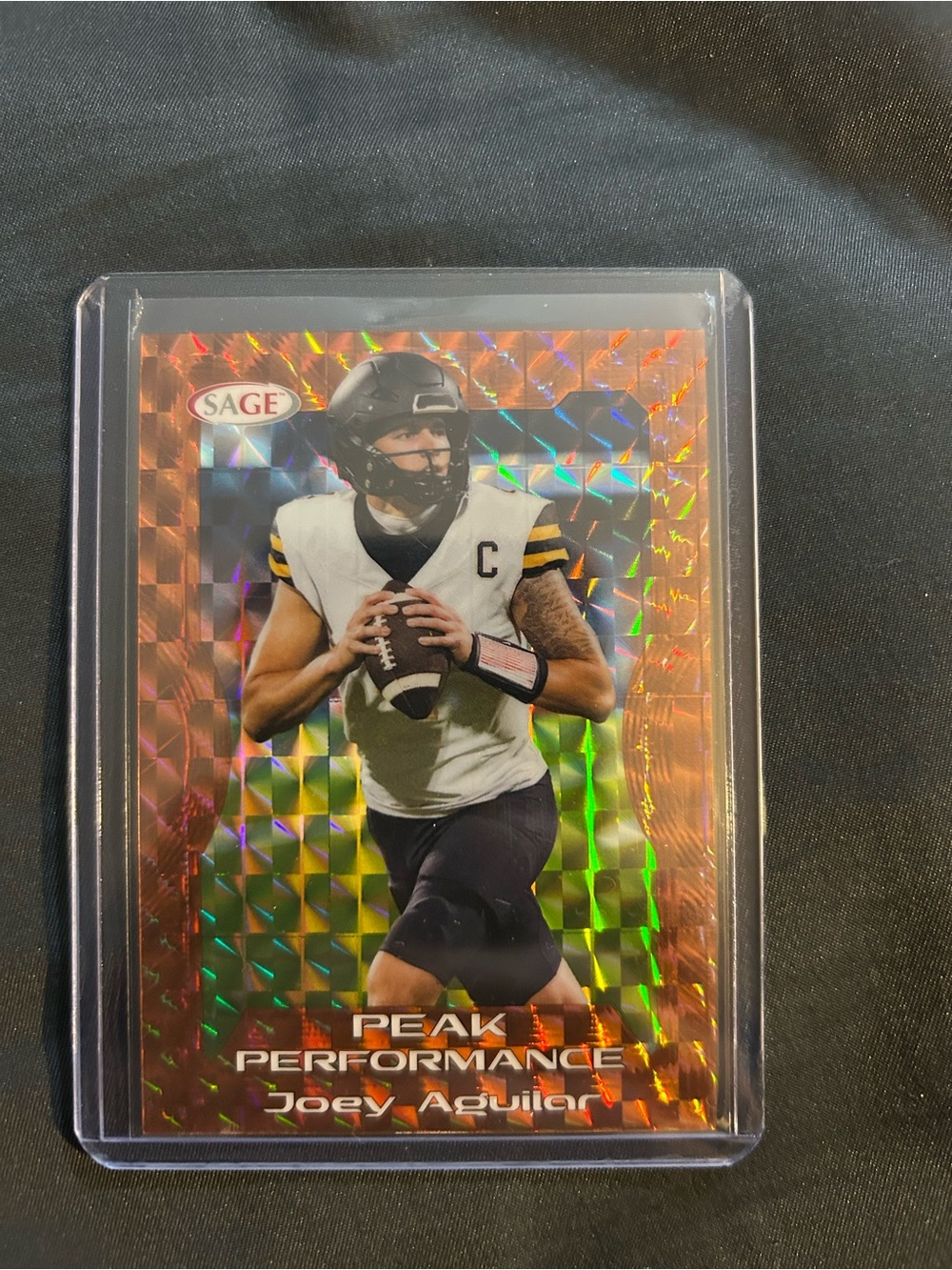 Sage Peak Performance Joey Aguilar Card - Blue and White